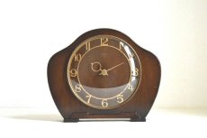 画像1: Smiths 木製アンティーク置き時計  (1)