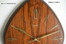 画像8: Junghans チークのアンティーク壁掛け時計 (8)