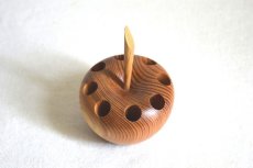 画像3: 木製のリンゴの置物 (3)