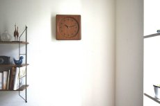 画像4: デンマークのチークのアンティーク壁掛け時計 (4)