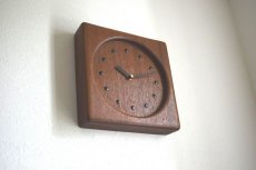画像3: デンマークのチークのアンティーク壁掛け時計 (3)