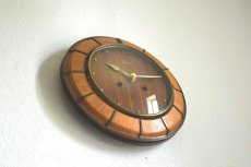 画像5: SchwebeAnker 木と真鍮のアンティーク掛け時計 (5)