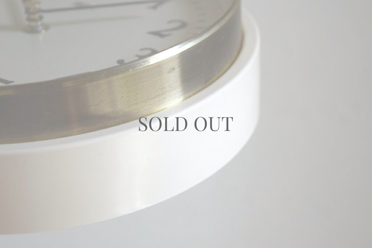 画像9: Smiths ガラスと真鍮の壁掛け時計 (9)