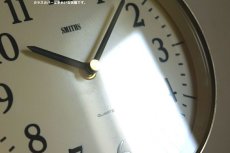 画像11: Smiths ガラスと真鍮の壁掛け時計 (11)