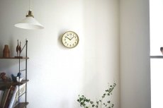画像4: Smiths ガラスと真鍮の壁掛け時計 (4)