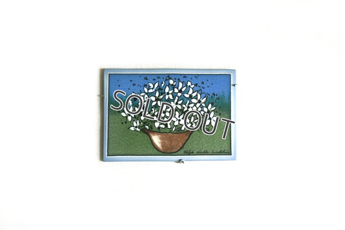 画像1: ARABIA  Helja Liukko-Sundstrom アラビア アラビア ヘルヤ・リウッコ・スンドストロム 陶板画 (1)