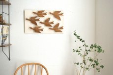 画像2: 鳥の壁掛けオブジェ (2)