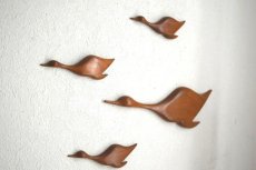 画像7: 鳥の壁掛けオブジェ4個セット (7)