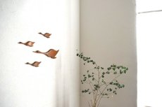 画像6: 鳥の壁掛けオブジェ4個セット (6)