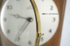 画像8:  Junghans 木と真鍮の掛け時計 (8)