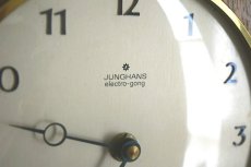 画像7:  Junghans 木と真鍮の掛け時計 (7)