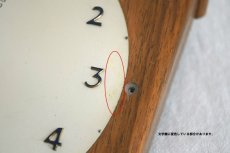 画像10:  Junghans 木と真鍮の掛け時計 (10)
