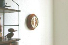 画像5: 木と真鍮の壁掛け時計 (5)