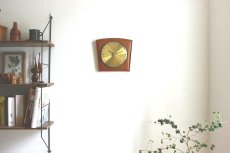 画像2: Diehl チークと真鍮の壁掛け時計 (2)