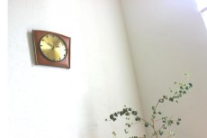 画像4: Diehl チークと真鍮の壁掛け時計 (4)