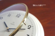 画像7: Junghans 金属と真鍮の壁掛け時計 (7)