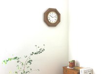 画像4: ドイツの木製壁掛け時計 (4)
