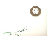 画像3: ドイツの木製壁掛け時計 (3)