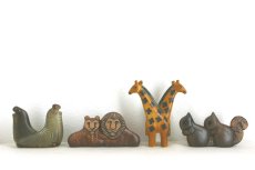 画像11: Gustavsberg Lisa Larson  Noaks Ark Giraffes グスタフスベリ リサ・ラーソン ノアの箱舟キリン 陶器のフィギュア (11)