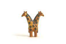 画像1: Gustavsberg Lisa Larson  Noaks Ark Giraffes グスタフスベリ リサ・ラーソン ノアの箱舟キリン 陶器のフィギュア (1)