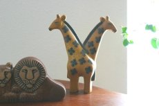 画像8: Gustavsberg Lisa Larson  Noaks Ark Giraffes グスタフスベリ リサ・ラーソン ノアの箱舟キリン 陶器のフィギュア (8)