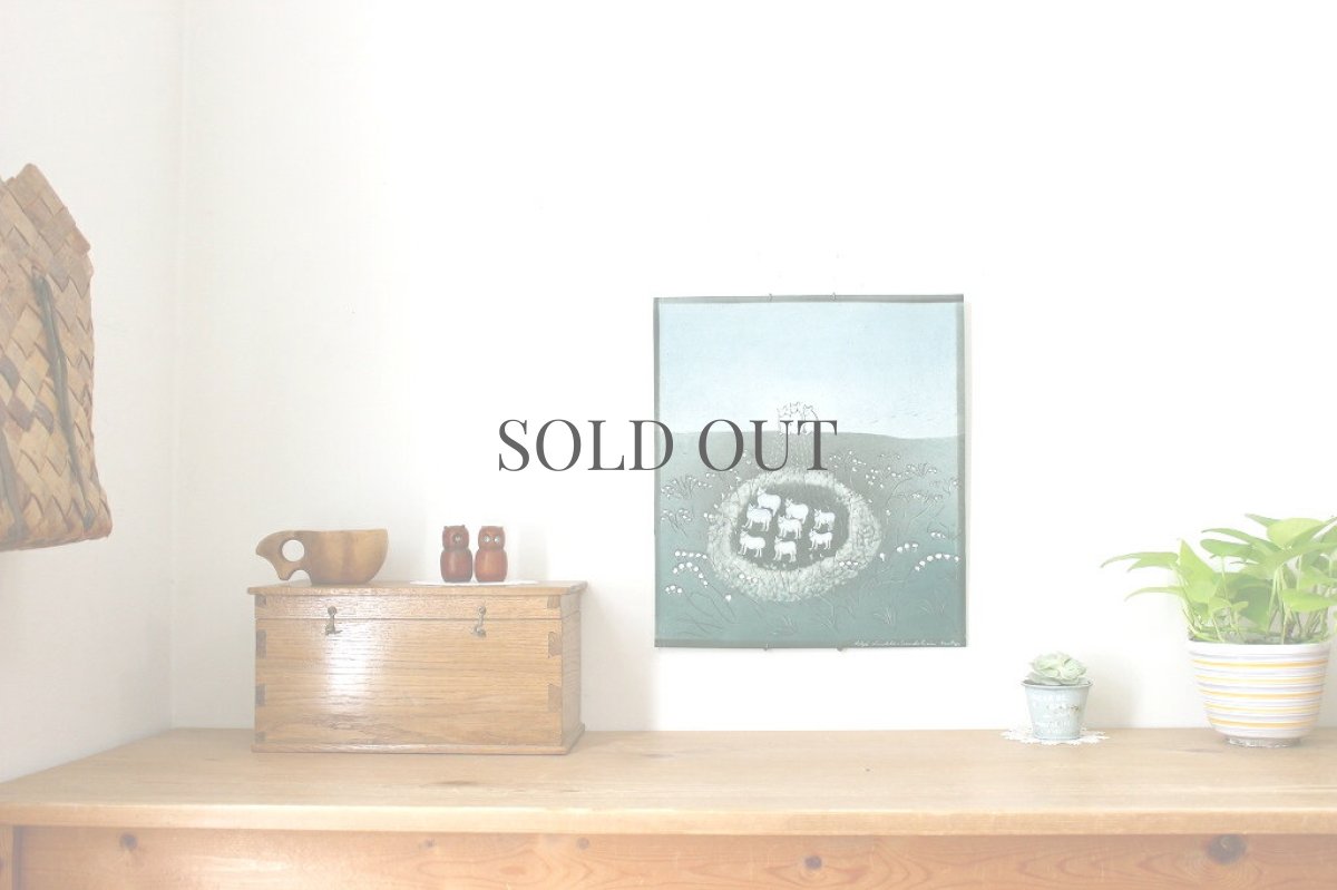 画像9: ARABIA  Helja Liukko-Sundstrom アラビア アラビア ヘルヤ・リウッコ・スンドストロム 陶板画 (9)