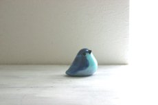 画像1: 陶器の鳥の置物 (1)