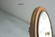 画像4: Metamec 木と真鍮の置き時計（ガラスカバーなし） (4)