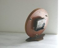 画像3: Metamec 木と真鍮の置き時計（ガラスカバーなし） (3)