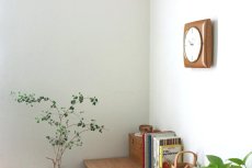 画像15: Junghans チークと真鍮の壁掛け時計 (15)