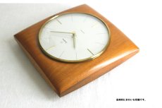 画像4: Junghans チークと真鍮の壁掛け時計 (4)