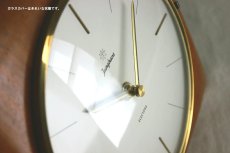 画像6: Junghans チークと真鍮の壁掛け時計 (6)