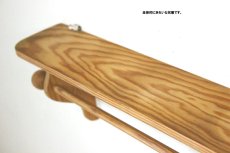 画像2: 木製ウォールシェルフ (2)