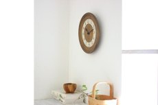 画像11: ヴィンテージ アンティーク ミッドセンチュリー レトロ ドイツ Junghans 木製の壁掛け時計 (11)