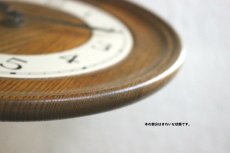 画像4: ヴィンテージ アンティーク ミッドセンチュリー レトロ ドイツ Junghans 木製の壁掛け時計 (4)