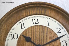 画像2: ヴィンテージ アンティーク ミッドセンチュリー レトロ ドイツ Junghans 木製の壁掛け時計 (2)