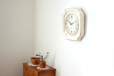 画像8: ヴィンテージ アンティーク ミッドセンチュリー レトロ ドイツ Dugena 陶器の壁掛け時計 (8)