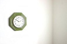 画像8: ヴィンテージ アンティーク ミッドセンチュリー レトロ ドイツ MEISTER-ANKER 陶器の壁掛け時計 (8)