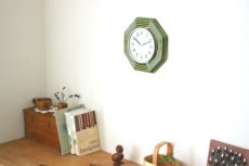 画像12: ヴィンテージ アンティーク ミッドセンチュリー レトロ ドイツ MEISTER-ANKER 陶器の壁掛け時計 (12)