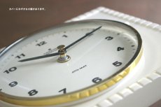 画像3: ヴィンテージ アンティーク ミッドセンチュリー レトロ ドイツ Junghans 陶器の壁掛け時計 (3)