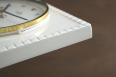 画像6: ヴィンテージ アンティーク ミッドセンチュリー レトロ ドイツ Junghans 陶器の壁掛け時計 (6)