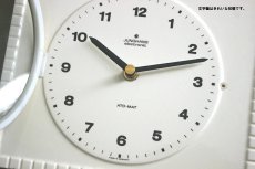 画像4: ヴィンテージ アンティーク ミッドセンチュリー レトロ ドイツ Junghans 陶器の壁掛け時計 (4)