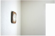 画像10: ヴィンテージ アンティーク ミッドセンチュリー レトロ ドイツ STAIGER 陶器の壁掛け時計 (10)