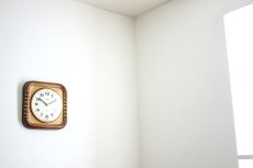 画像8: ヴィンテージ アンティーク ミッドセンチュリー レトロ ドイツ STAIGER 陶器の壁掛け時計 (8)