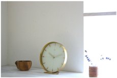 画像11: ヴィンテージ アンティーク ミッドセンチュリー レトロ ドイツ KIENZLE 真鍮製の置き時計 (11)