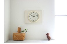画像9: ヴィンテージ アンティーク ミッドセンチュリー レトロ ドイツ KIENZLE 陶器の壁掛け時計 (9)