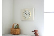 画像10: ヴィンテージ アンティーク ミッドセンチュリー レトロ ドイツ KIENZLE 陶器の壁掛け時計 (10)