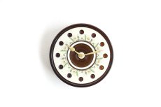 画像1: ミッドセンチュリー レトロ Gustavsberg Britt Louise Sundell グスタフスベリ 陶器の壁掛け時計 (1)