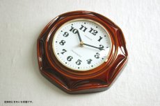 画像2: ミッドセンチュリー レトロ ドイツ製 KIENZLE 陶器の壁掛け時計 (2)