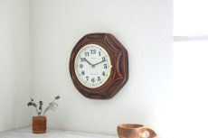 画像9: ミッドセンチュリー レトロ ドイツ製 KIENZLE 陶器の壁掛け時計 (9)